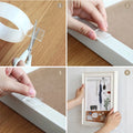 Nano Tape - Double Sided, Transparent, Reusable, Waterproof Adhesive Tape - Cleanable - for Kitchen, Bathroom, Office, Bedroom