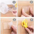 Nano Tape - Double Sided, Transparent, Reusable, Waterproof Adhesive Tape - Cleanable - for Kitchen, Bathroom, Office, Bedroom