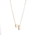 Heart Initial Necklace - Gold and Silver Pendant For Women