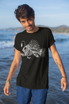 Mad Fish Skeleton - Adult Tee